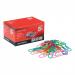 5 Star Office Paperclips Metal Plain Large Length 30mm Assorted Colours (Pack of 10) FS503344