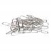 5 Star Office Paperclips Metal Large Length 33mm Lipped Plain [Pack 1000] 503387