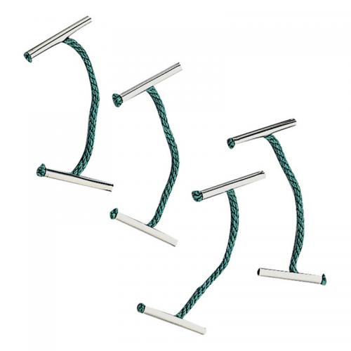 5 Star Office Treasury Tags Metal-ended Length 152mm Green (Pack of 100) FS50345X