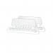 5 Star Office Plastic Tabs for Suspension File Clear (Pack of 50) FS504595