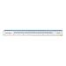 5 Star Office Ruler Plastic Shatter-resistant Metric and Imperial Markings 300mm Clear 513510