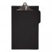 5 Star Office Clipboard PVC Finish Heavy Duty Foolscap Black FS536536