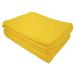 5 Star Facilities Microfibre Cleaning Cloth Colour-coded Multi-surface Yellow [Pack 6] 553233