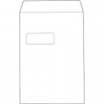 5 Star Value Envelopes Pocket Press Seal Window 100gsm C4 324x229mm White (Pack of 250) FS553274