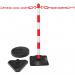 Guarda Chain Post Set with 6 Posts RedWht Round Base FS599742 FS599742