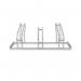 City Classic Bicycle Rack Single Side 3 Cycle Capacity FS601155 FS601155