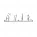 City Classic Bicycle Rack Single Side 4 Cycle Capacity FS601285 FS601285