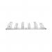 City Classic Bicycle Rack Single Side 6 Cycle Capacity FS601445 FS601445