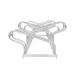 City Classic Bicycle Rack Dual Side 10 Cycle Capacity FS604002 FS604002