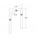 Traffic-Line EV Charging Point Protect Guard 60x800x500 Grn FS605511 FS605511
