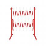 Traffic-Line Extendable Trellis Barrier 3600mm RedWht FS605726 FS605726