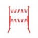 Traffic-Line Extendable Trellis Barrier 3600mm RedWht FS605726 FS605726