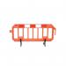 Traffic-Line Gate Barrier HDPE 1000x2000 Org + RedWht Panel FS605818 FS605818