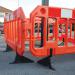 Traffic-Line Gate Barrier HDPE 1000x2000 Org + RedWht Panel FS605818 FS605818
