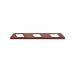 Park-Aid Wheel Stop 1200mm Brick RedWht FS606112 FS606112