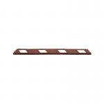 Park-Aid Wheel Stop 1800mm Brick RedWht FS606211 FS606211
