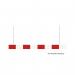 Traffic-Line Height Restriction Bar 2500mm RedWht FS606334 FS606334