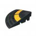 Traffic-Line Heavy Duty Kerb Ramp End 300x300x100mm YlwBlk FS606945 FS606945