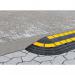 Traffic-Line Heavy Duty Kerb Ramp End 300x300x100mm YlwBlk FS606945 FS606945