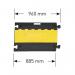 Traffic-Line CableHose Protection Ramp Large 960x600 YlwBlk FS607041 FS607041