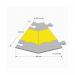 Traffic-Line Cable Protect Ramp Large Right Angle Sec YlwBlk FS607140 FS607140