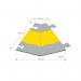 Traffic-Line Cable Protect Ramp Med Right Angle Sec YlwBlk FS607508 FS607508