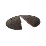SafeRide Speed Reduct Hump End Section Female 450x50 YlwBlk FS607720 FS607720