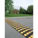 SafeRide Speed Reduct Hump End Section Female 450x50 YlwBlk FS607720 FS607720