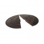 SafeRide Speed Reduct Hump End Section Female 450x75 YlwBlk FS607874 FS607874