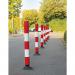 Traffic-Line Off-Highway Flexible Post 460mm RedWht FS607928 FS607928