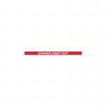 WeatherMaster 250 Yellow Post Danger Keep Out RedWht Pack 2 FS611208