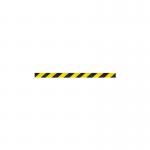 QueueMaster 550 Black Post + YellowBlack Belt 3.4m Pack of 2 FS613400