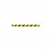 QueueMaster 550 Black Post + YellowBlack Belt 3.4m Pack of 2 FS613400