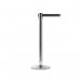 QueueMaster500 Polished Ssteel Post + RedWht Belt 3.4 Pack 2 FS613790
