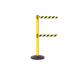 SafetyMaster 450 Twin Yellow Post YellowBlk Belt 3.4m Pack 2 FS615206