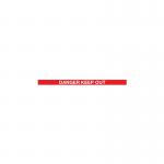 SafetyMaster 450 Twin Red Post Danger RedWhite 3.4m Pack 2 FS615879