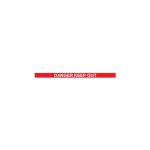 WallPro 300 Barrier Blk with Danger Keep Out RedWht 3m FS616166