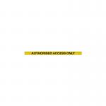 WallPro 450 Barrier Blk Authorised Access YlwBlk Belt 7.6m FS617163
