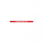 WallPro 450 Barrier Blk Danger Keep Out RedWht Belt 9.1m FS617941