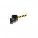 5 Star WallPro 750 Barrier Black with YellowBlack Chevron Belt 23m FS618818