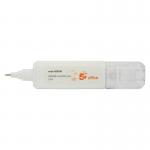 5 Star Office Rollerball Correction Pen Fine Metal Tip Applicator 12ml White (Pack of 12) FS620530