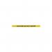 WallMaster 450 Barrier Blk with Caution YlwBlk Text Belt 7.6m FS621511