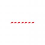 WallPro 400 Magn BackBelt End Barrier Blk with RedWht Belt 4.6m FS623768