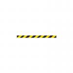 WallPro 450 Magn BackBelt End Barrier Blk + YlwBlk Belt 7.6m FS624819