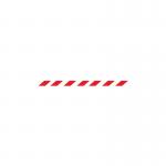 WallMaster 300 Magn Back Barrier PChrome with RedWht Belt 3m FS627018