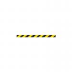 WallMaster 400 Magn Back Barrier Blk with AAccess YlwBlk 4.6m FS628121