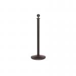 5 Star RopeMaster Ball Top Black Steel Post Pack of 2 FS631299