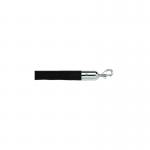 5 Star Economy Velour Rope Black 1.8m with Polished Chrome Ends FS631367