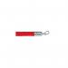 5 Star Economy Velour Rope Red 1.8m with Polished Chrome Ends FS631374