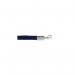 5 Star Economy Velour Rope Blue 1.8m with Polished Chrome Ends FS631541
